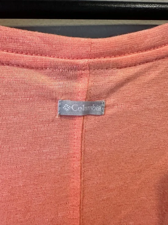 Women's Sleeveless Scoop Neck Tank Top in Coral Pink - Picture 5 of 5